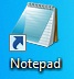 notepad icon with arrow